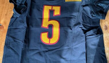 First Jersey since Rookie Sean Taylor