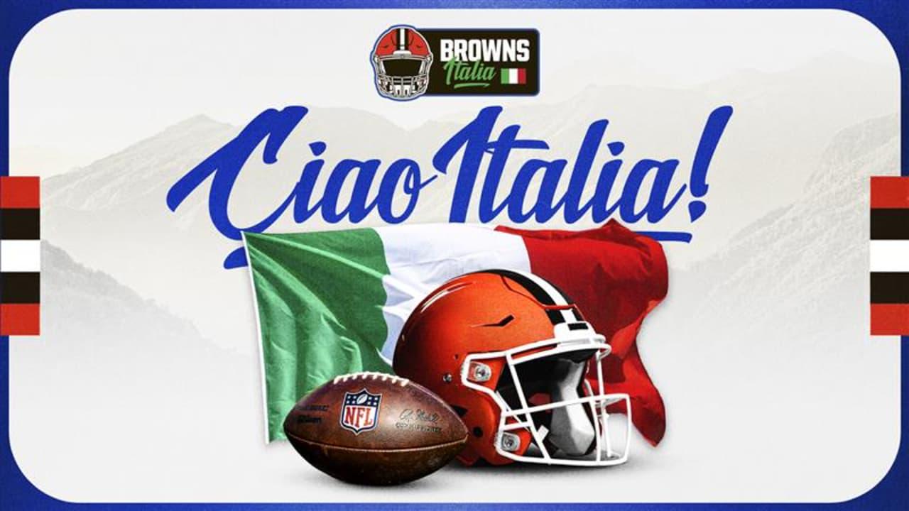 [Browns] Cleveland Browns awarded marketing rights in Italy through NFL's Global Markets Program