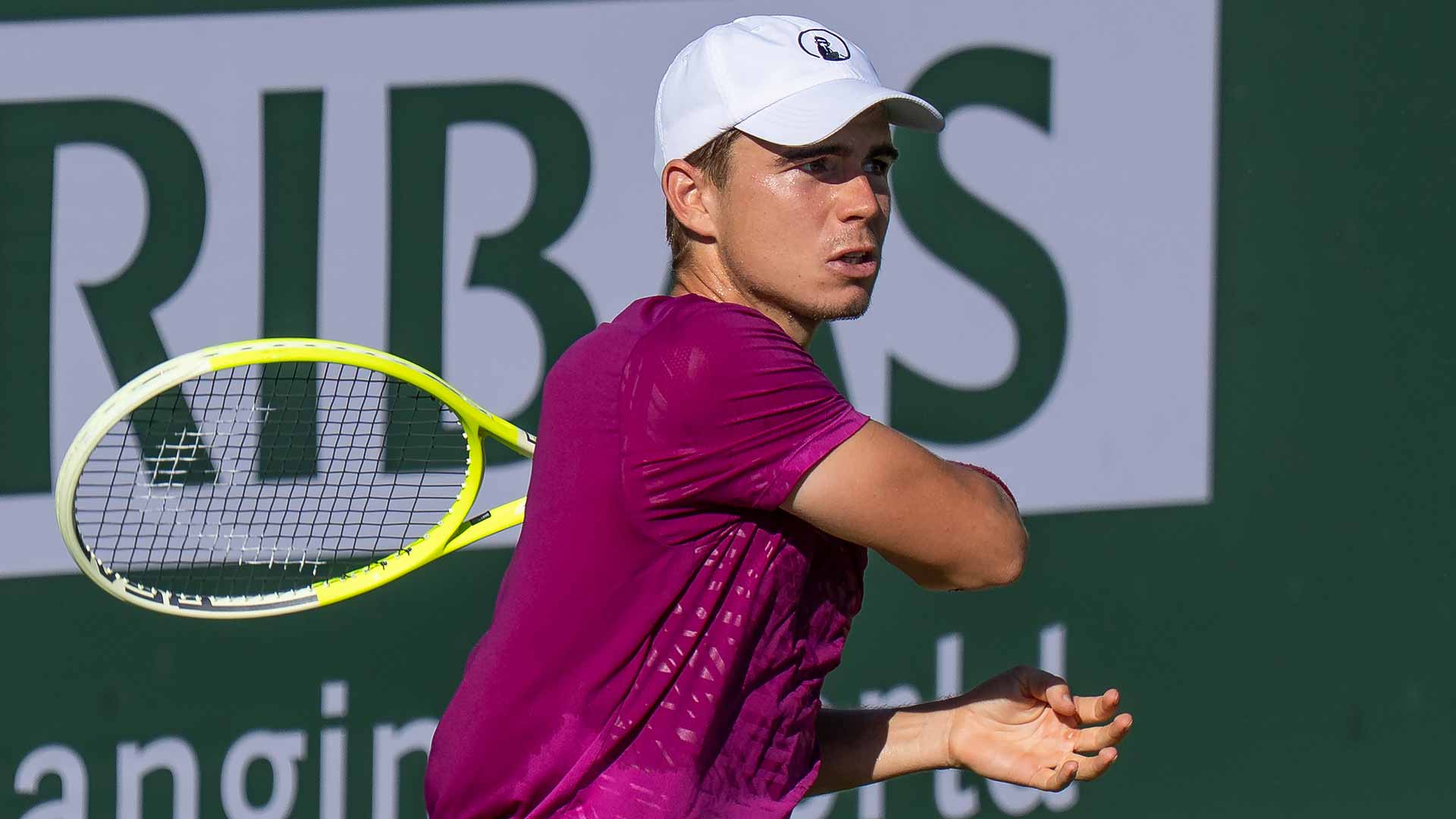 Dalibor Svrcina is competing in Indian Wells for the first time.