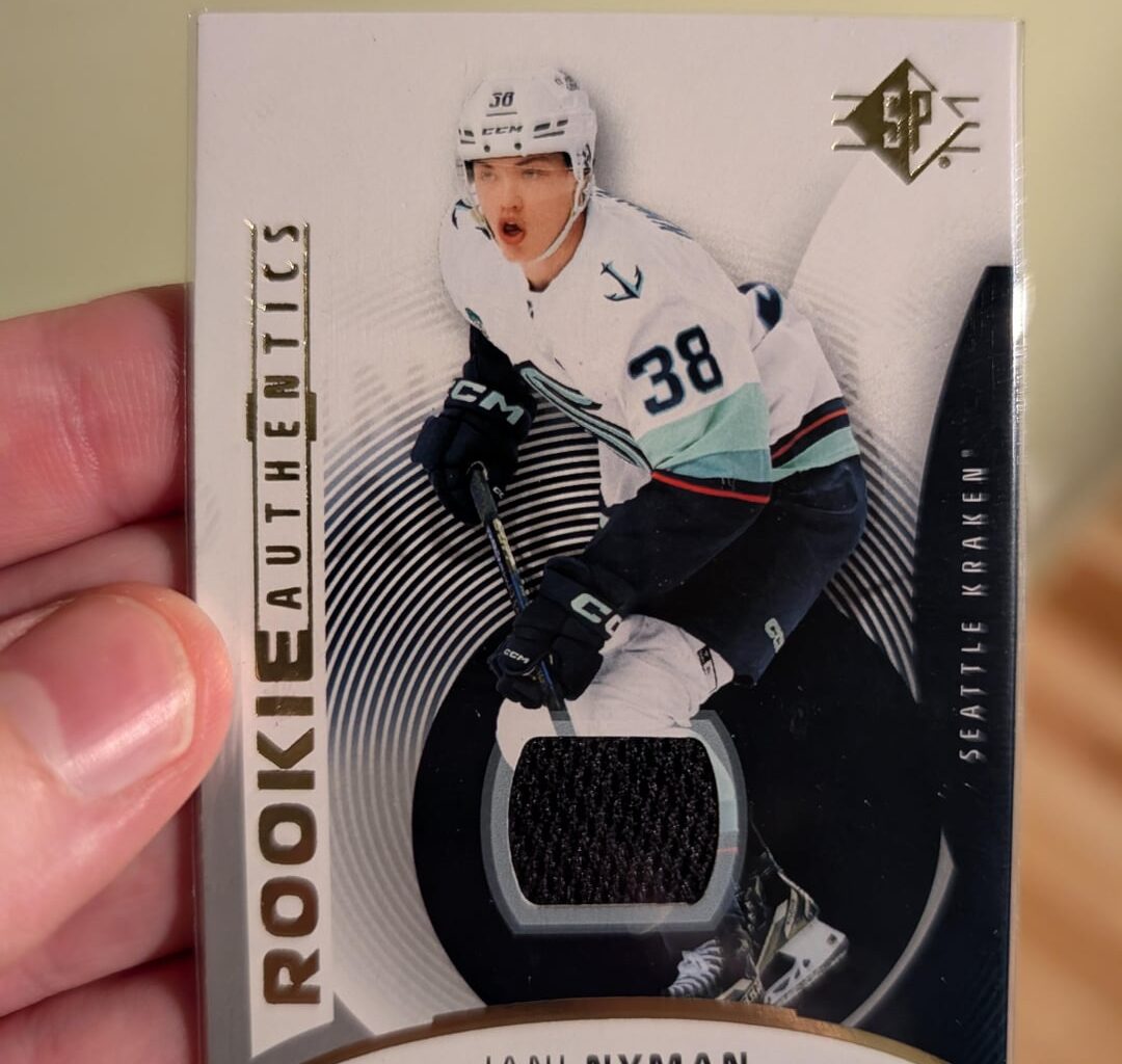 Kraken rookie pulls from an SP blaster