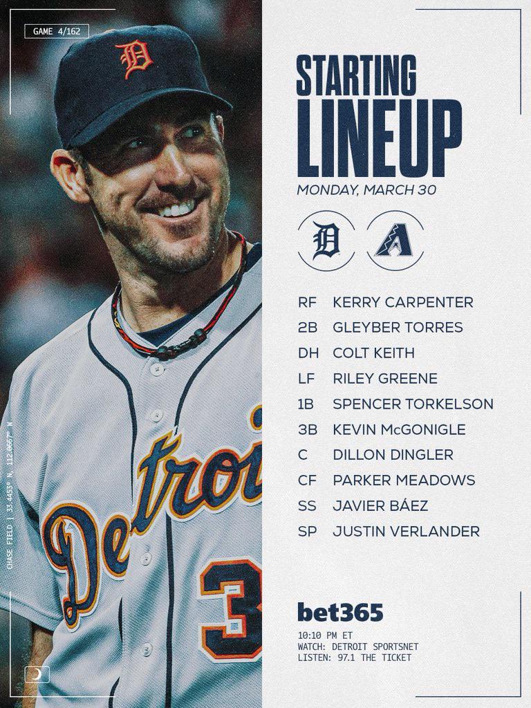 [Tigers] For the first time since 8/30/2017, Justin Verlander takes the mound for the Tigers tonight 🥹