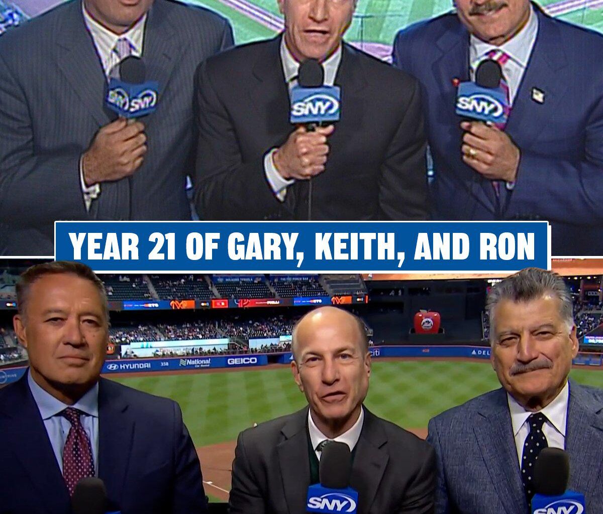 Gary, Keith, and Ron begin their 21st year together in the booth today! 🎙️