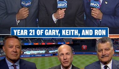 Gary, Keith, and Ron begin their 21st year together in the booth today! 🎙️