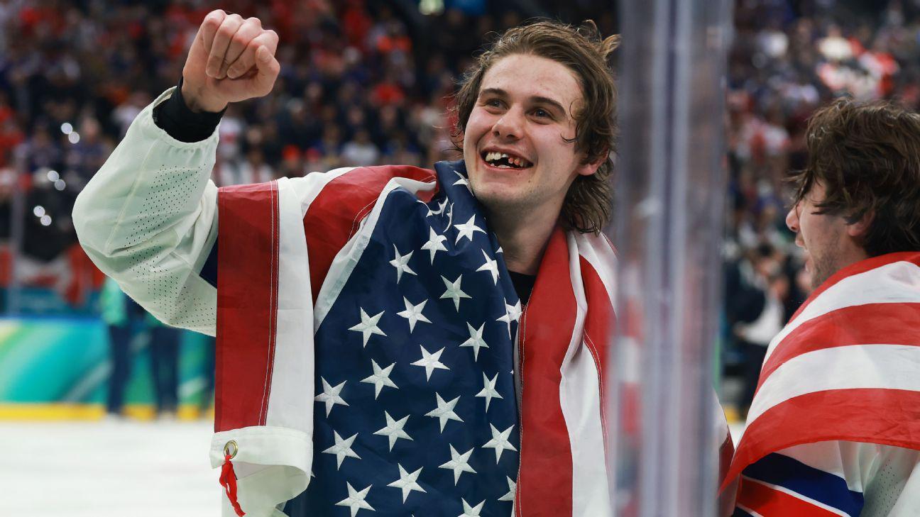Inside Jack Hughes' first month as USA Olympic hockey hero
