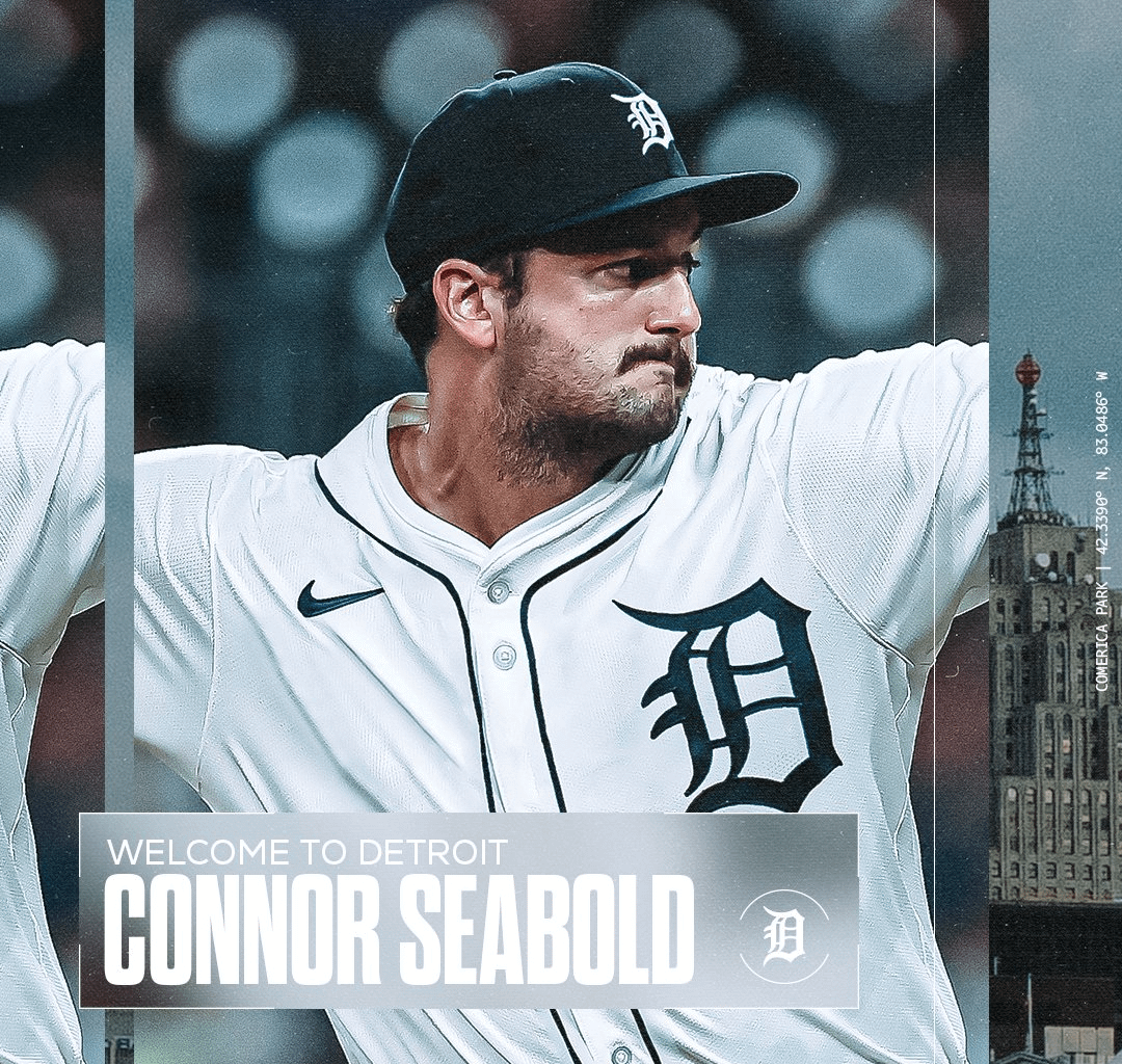 The Tigers today signed RHP Connor Seabold to a 2026 split major league contract at the big-league level