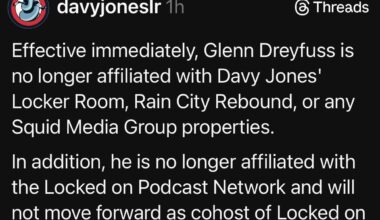 Glenn Dreyfuss out at Davy Jones’ Locker Room etc.