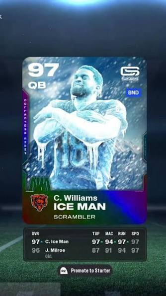 [Madden] Live look at no one calling Caleb Williams "Ice Man"