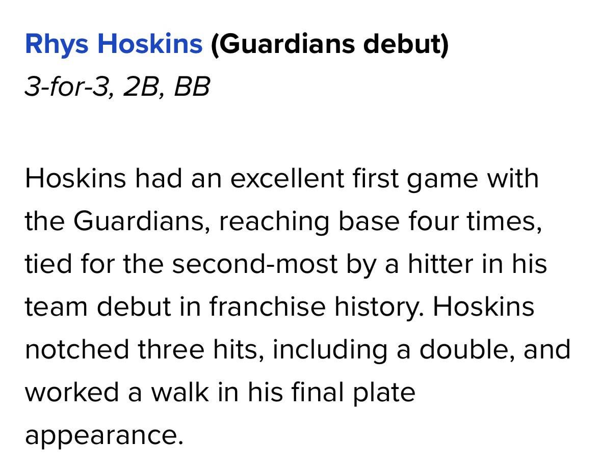 Rhys has great opening day