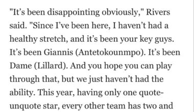 Glenn rivers take accountability challenge