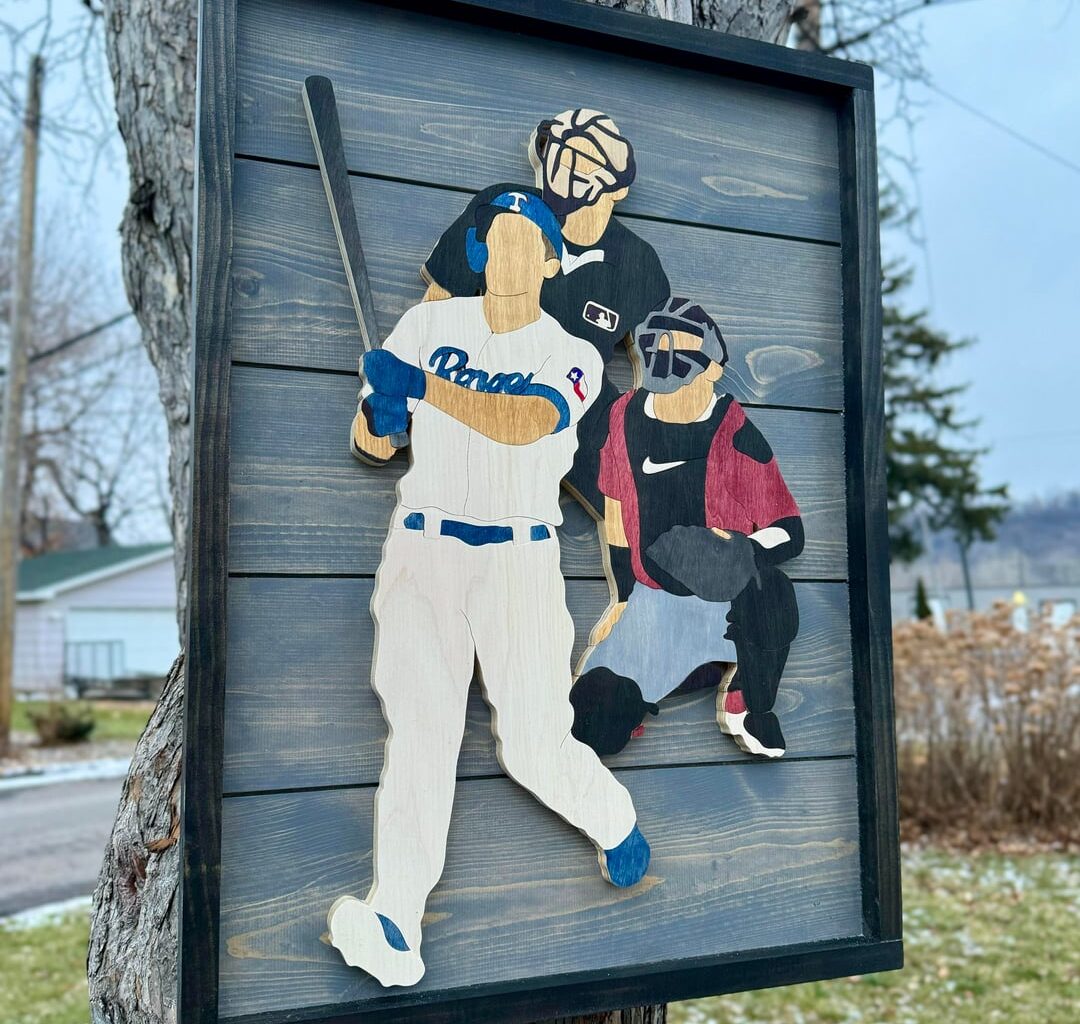 Throwback to this wood art piece I made with my scroll saw