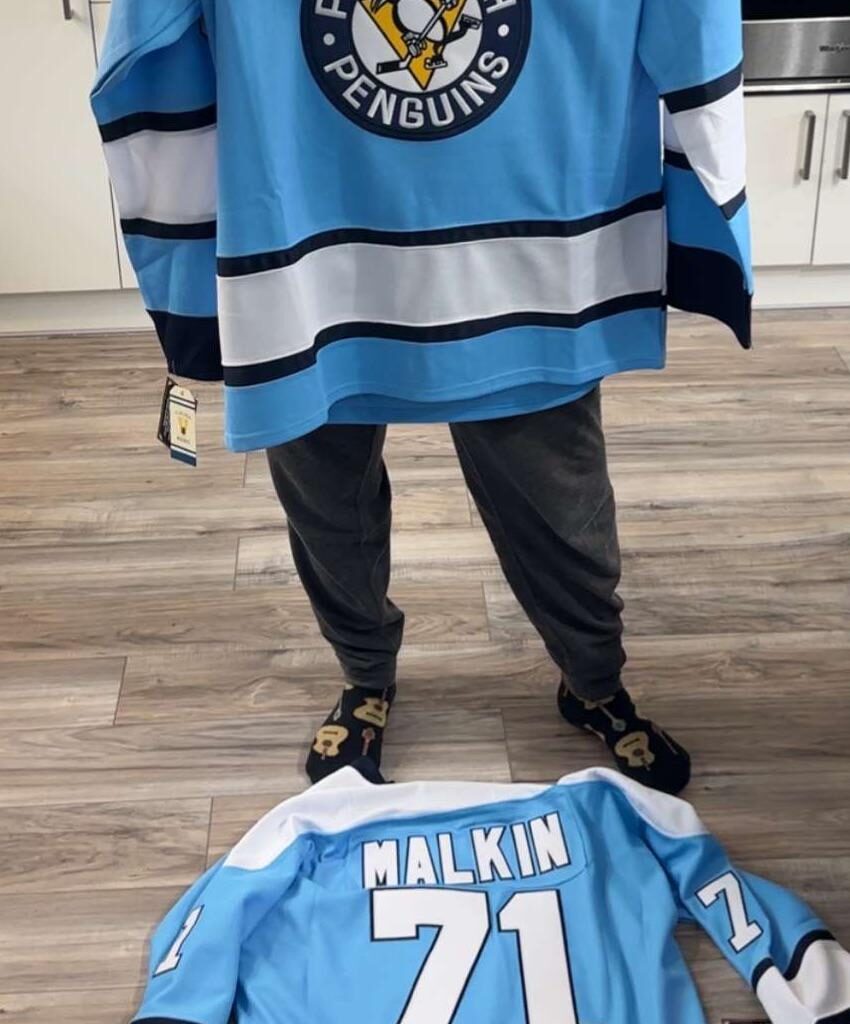 $41 jerseys for me and my dad. Ya the logo is a little off but beats paying $350 for these jerseys. My first one and couldn’t be happier