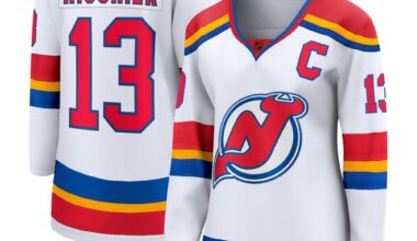 85% off Nico Hischier New Jersey Devils Fanatics Women's Captain Patch Jersey