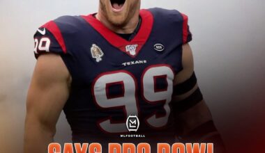JJ Watt says that the Pro Bowl is MEANINGLESS. Watt has labeled it a “participation” event and “meaningless” because of the lack of competitiveness. JJ says the league goes “5 alternatives deep” because nobody wants to play in it.