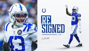 Colts re-sign CB Cameron Mitchell