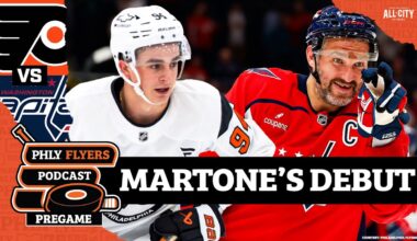 PREGAME: Porter Martone To Make Flyers Debut Against Ovechkin, Capitals | PHLY Flyers Podcast
