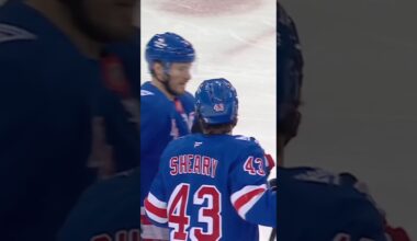 Sheary tips it in 🫡 #conorsheary #nhl #nyr #hockey #goal