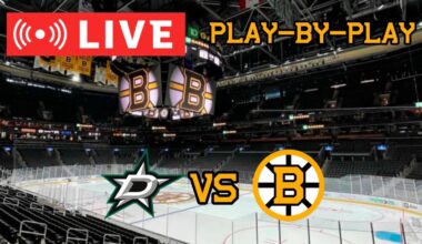 LIVE: Dallas Stars VS Boston Bruins PART 3 Commentary/Scoreboard! #nhlbruins