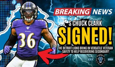 BREAKING NEWS: The Detroit Lions SIGN Veteran Safety Chuck Clark
