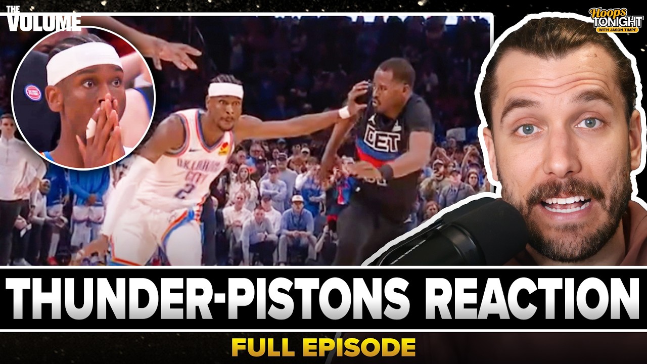 Thunder-Pistons Reaction: SGA push-off foul sets SCARY precedent for OKC in playoffs | NBA Reaction