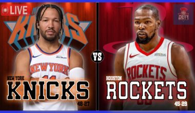 New York Knicks VS Houston Rockets LIVE Play-By-Play | Pre and Post Game Coverage!