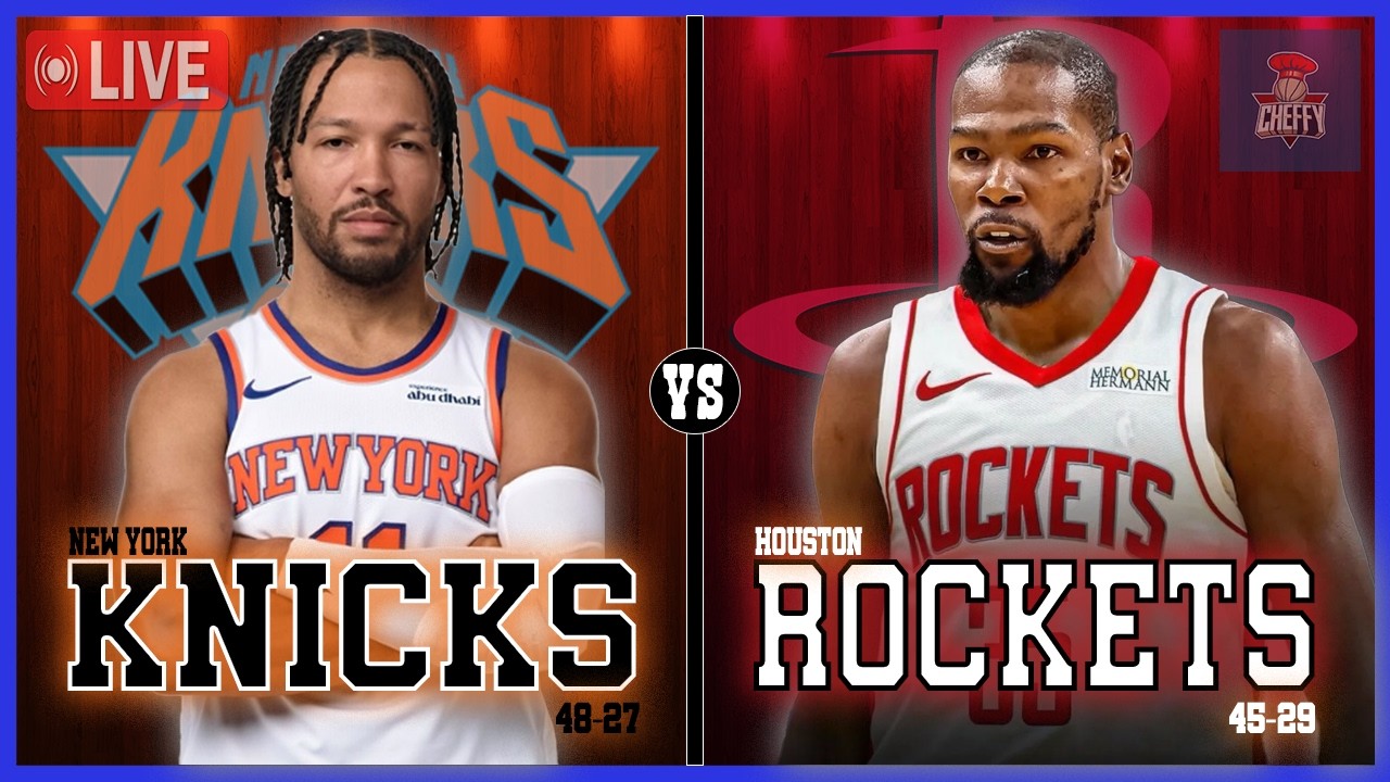 New York Knicks VS Houston Rockets LIVE Play-By-Play | Pre and Post Game Coverage!