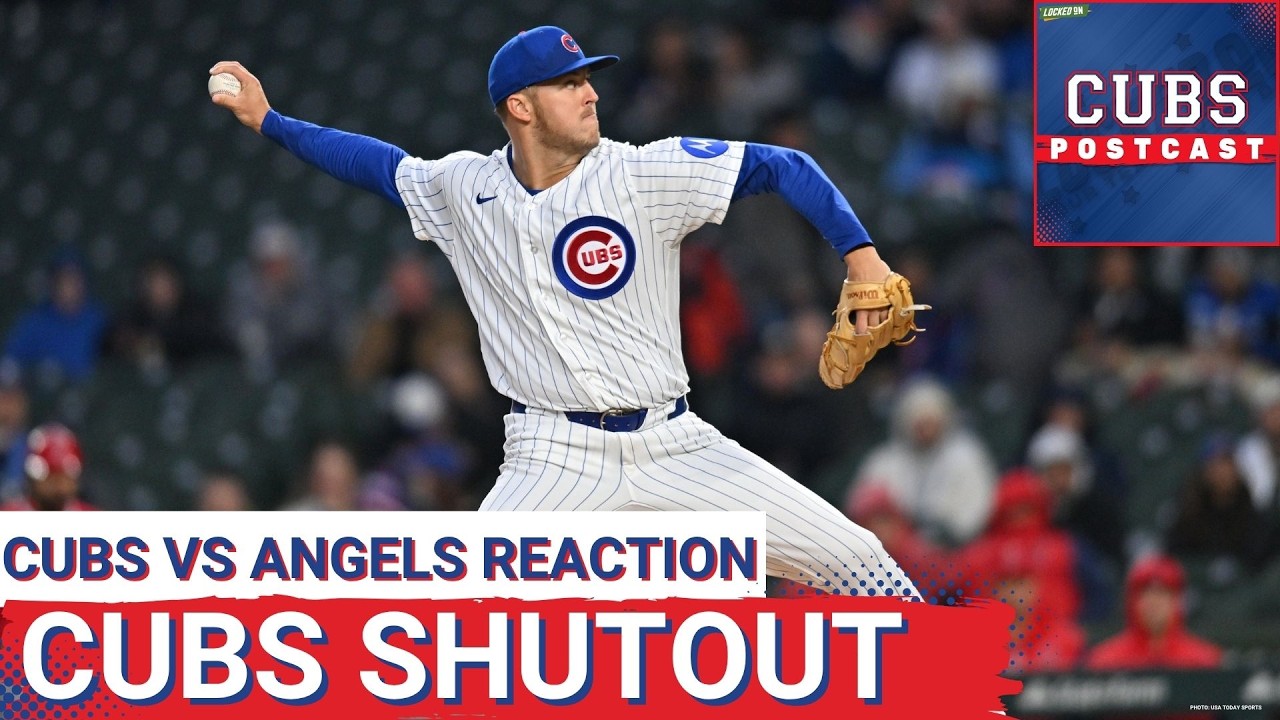 CUBS POSTCAST: The Chicago Cubs have a LACKLUSTER performance, get shutout 2-0 by the Angels