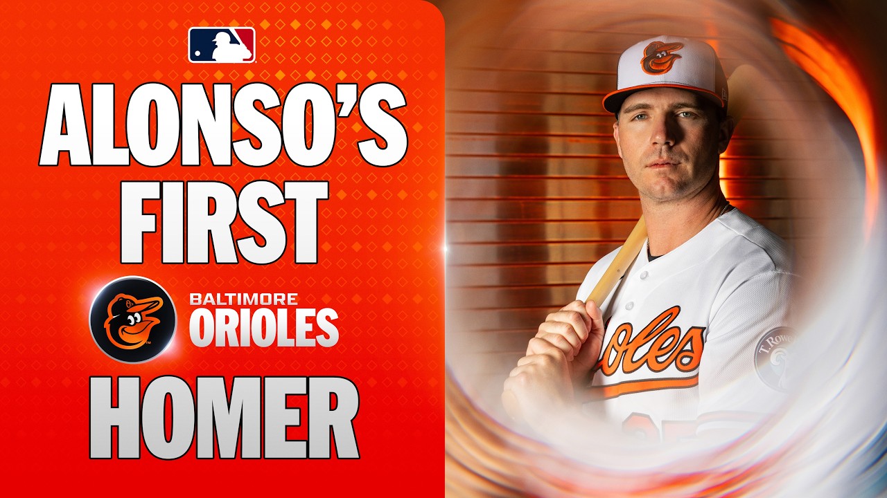 Pete Alonso crushes his first Orioles home run! 🐻‍❄️ (Off former teammate Jacob deGrom! 👀)
