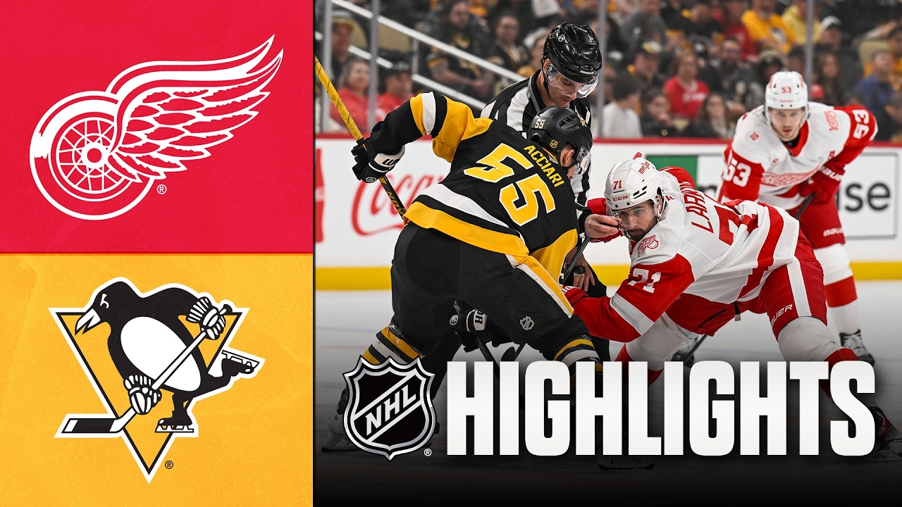 Red Wings vs. Penguins | NHL Highlights | March 31, 2026