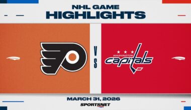 NHL Highlights | Flyers vs. Capitals - March 31, 2026