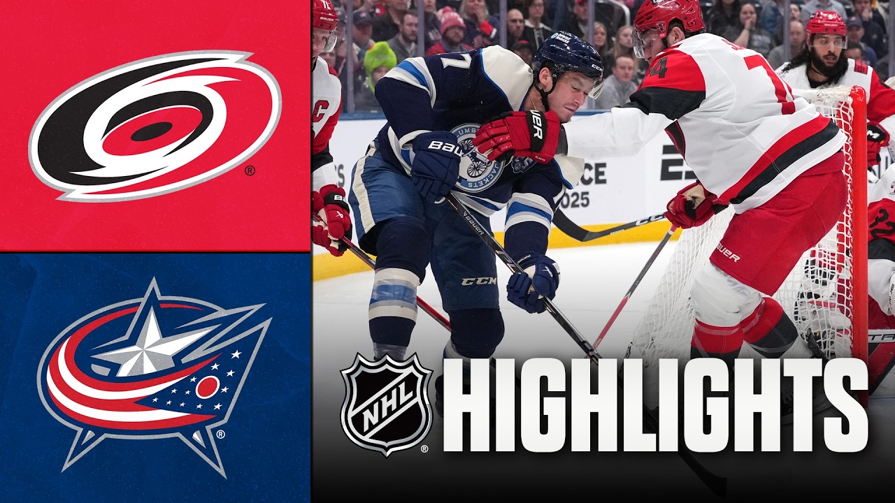 Hurricanes vs. Blue Jackets | NHL Highlights | March 31, 2026