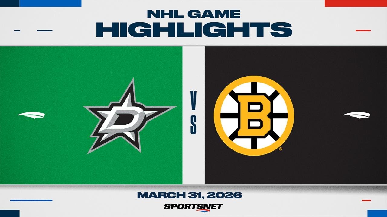 NHL Highlights | Stars vs. Bruins - March 31, 20266