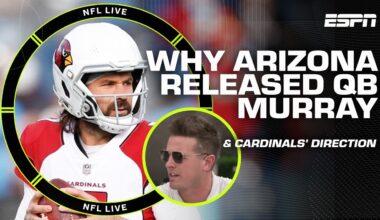 Mike LaFleur on Cardinals releasing Kyler Murray, signing QB Gardner Minshew II & more! | NFL Live