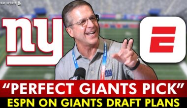 ESPN Names PERFECT Giants NFL Draft Target | New York Giants News