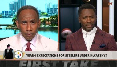 'WHAT?!' 🗣️ Stephen A. CANNOT BELIEVE Ryan Clark's take on the Steelers 😳 | First Take
