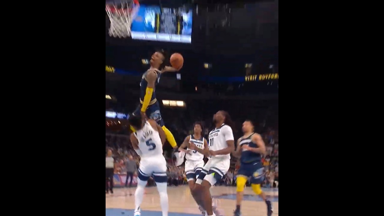 NBA Top Plays (pt 44): Ja Morant Poster Dunk vs Timberwolves #nba #grizzlies #topplays