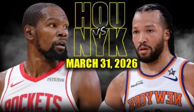 Houston Rockets vs New York Knicks Full Game Highlights – March 31, 2026 | NBA Season