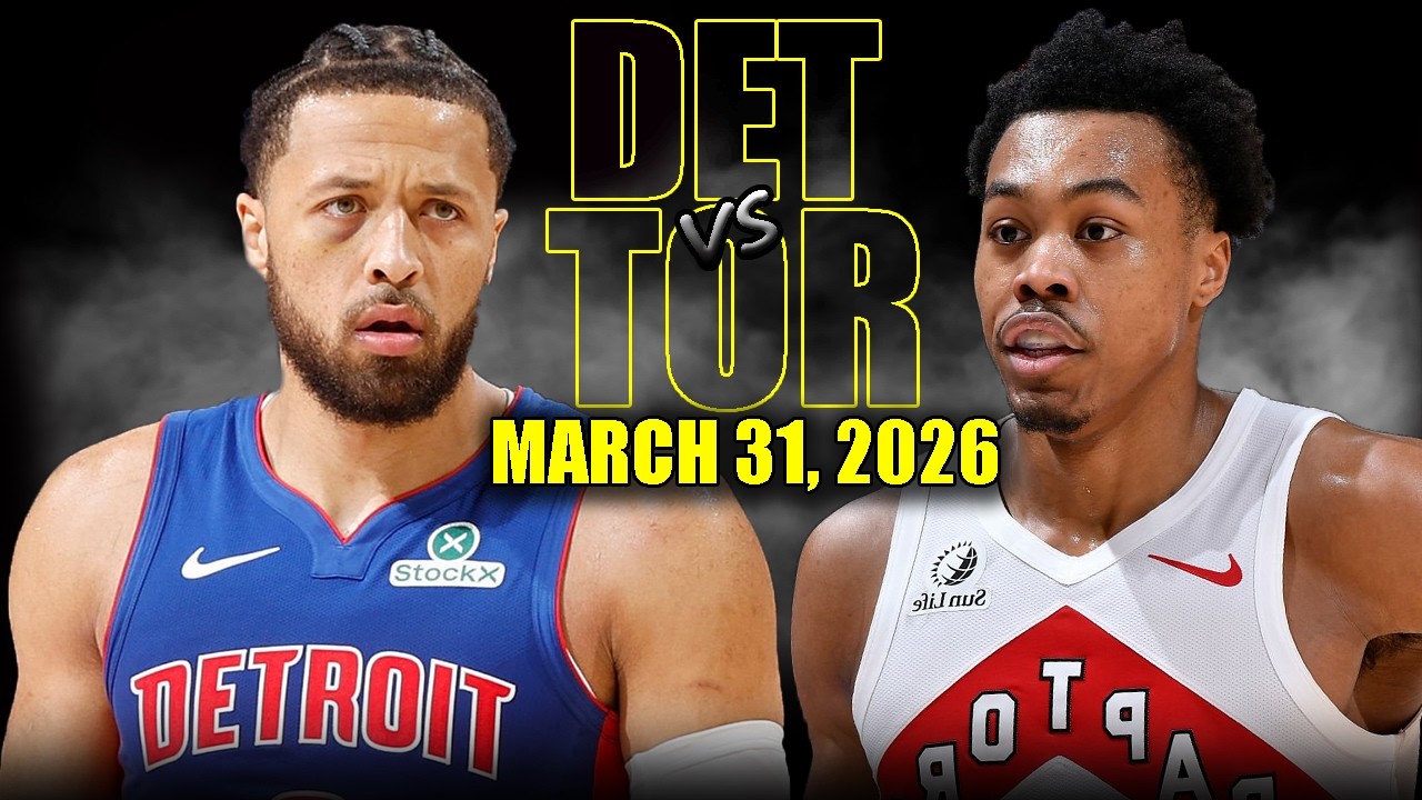 Detroit Pistons vs Toronto Raptors Full Game Highlights – March 31, 2026 | NBA Season