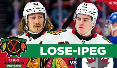 BLACKHAWKS POSTGAME: Frondell’s First & Bertuzzi’s 31st NOT ENOUGH in Loss vs WPG | CHGO Blackhawks