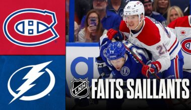 Canadiens vs Lightning 31/03/26 | Faits saillants