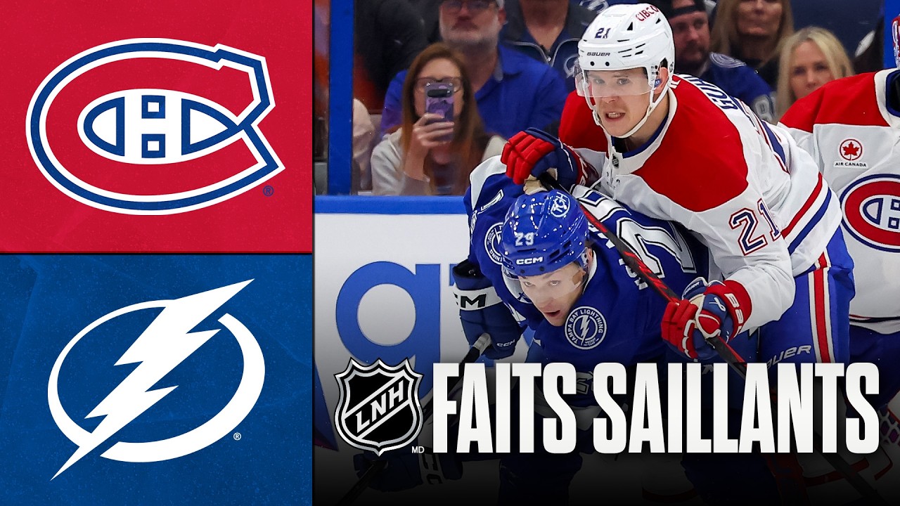 Canadiens vs Lightning 31/03/26 | Faits saillants