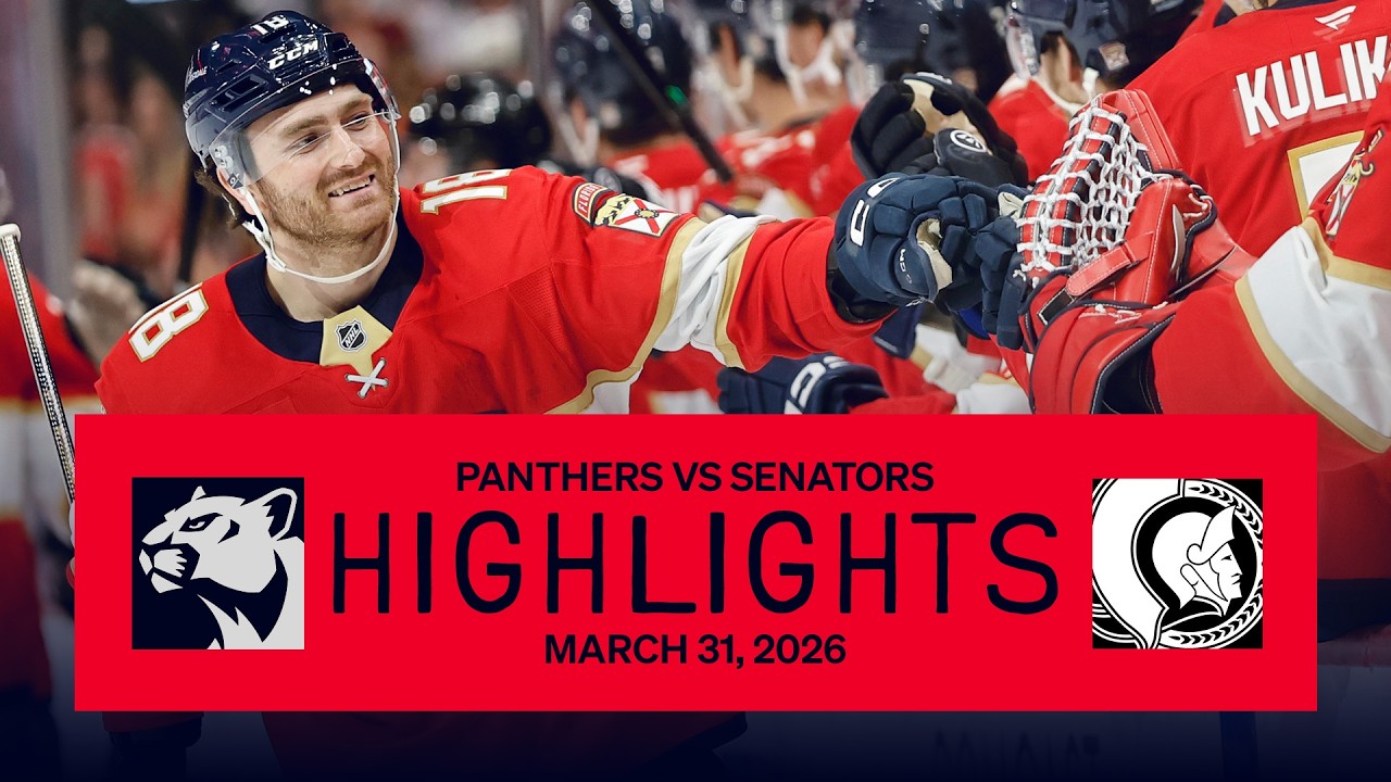 Panthers vs Senators Highlights | 3.31.26