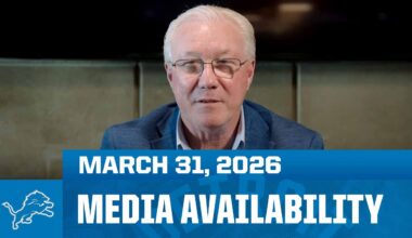 Rod Wood media availability at NFL League Meetings | Detroit Lions