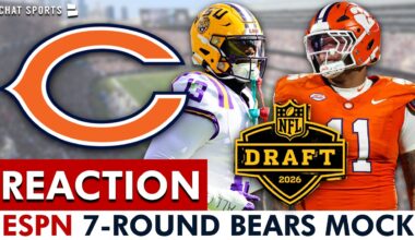🚨REACTION: ESPN 7-Round Chicago Bears 2026 NFL Mock Draft