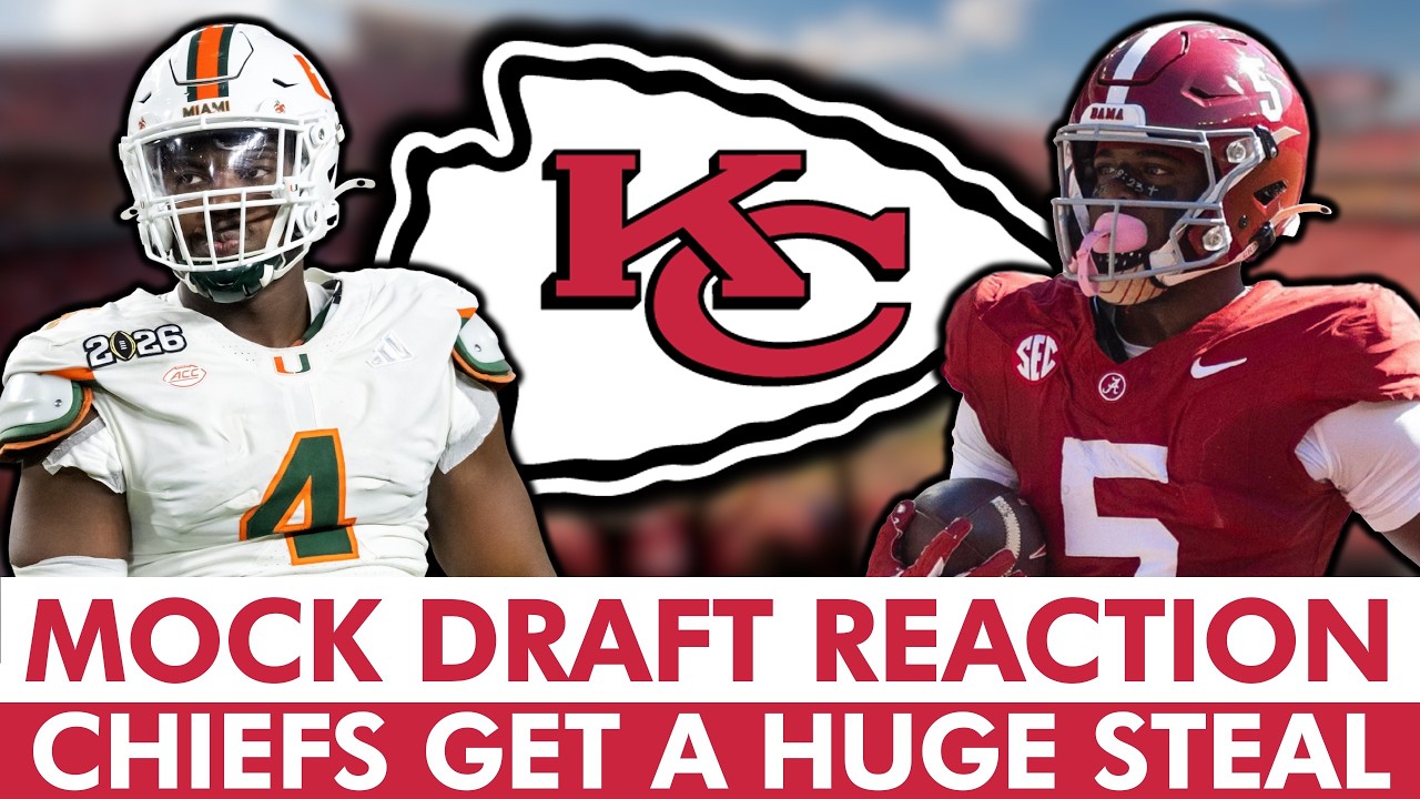 🚨REACTION: ESPN 7-Round Kansas City Chiefs 2026 NFL Mock Draft