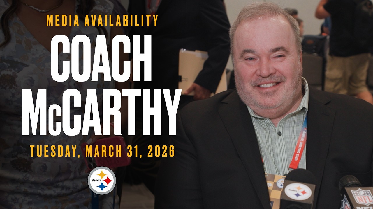 Coach Mike McCarthy Media Availability (March 31) | Pittsburgh Steelers