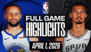 SPURS vs WARRIORS FULL GAME HIGHLIGHTS APRIL 1, 2026 NBA HIGHLIGHTS TODAY | NBA 2K26 GAMEPLAY
