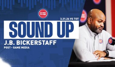 Post-Game Press Conference: J.B. Bickerstaff | Pistons vs. Raptors | 03.31.26