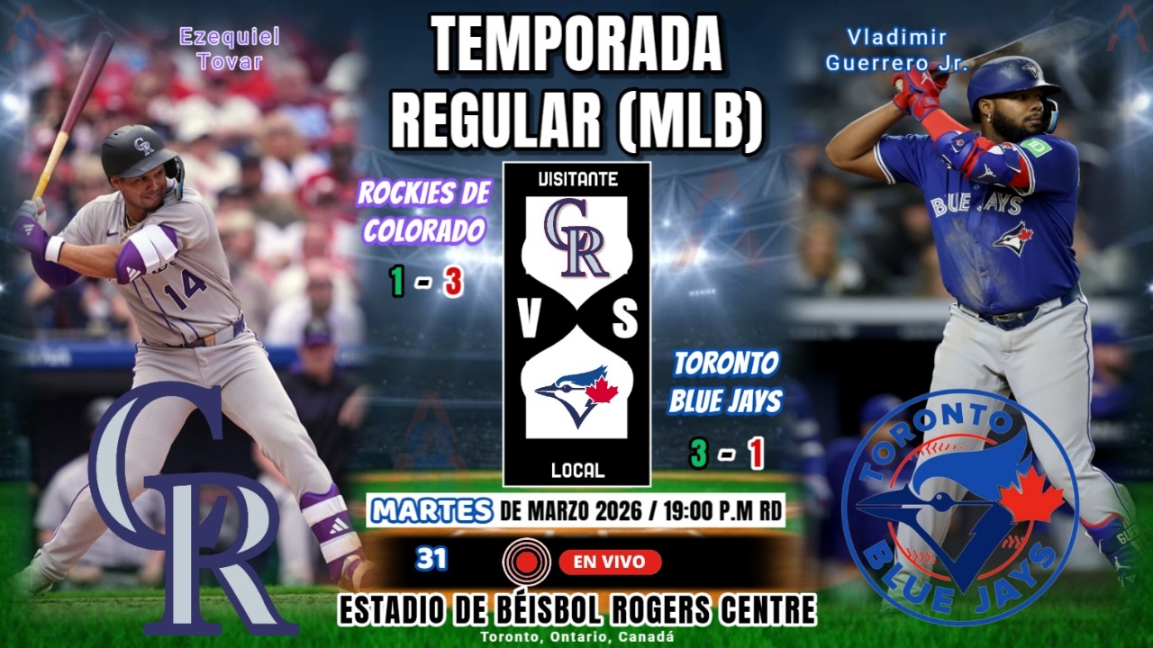 MLB EN VIVO: ROCKIES DE COLORADO vs BLUE JAYS DE TORONTO EN VIVO | MLB 2026