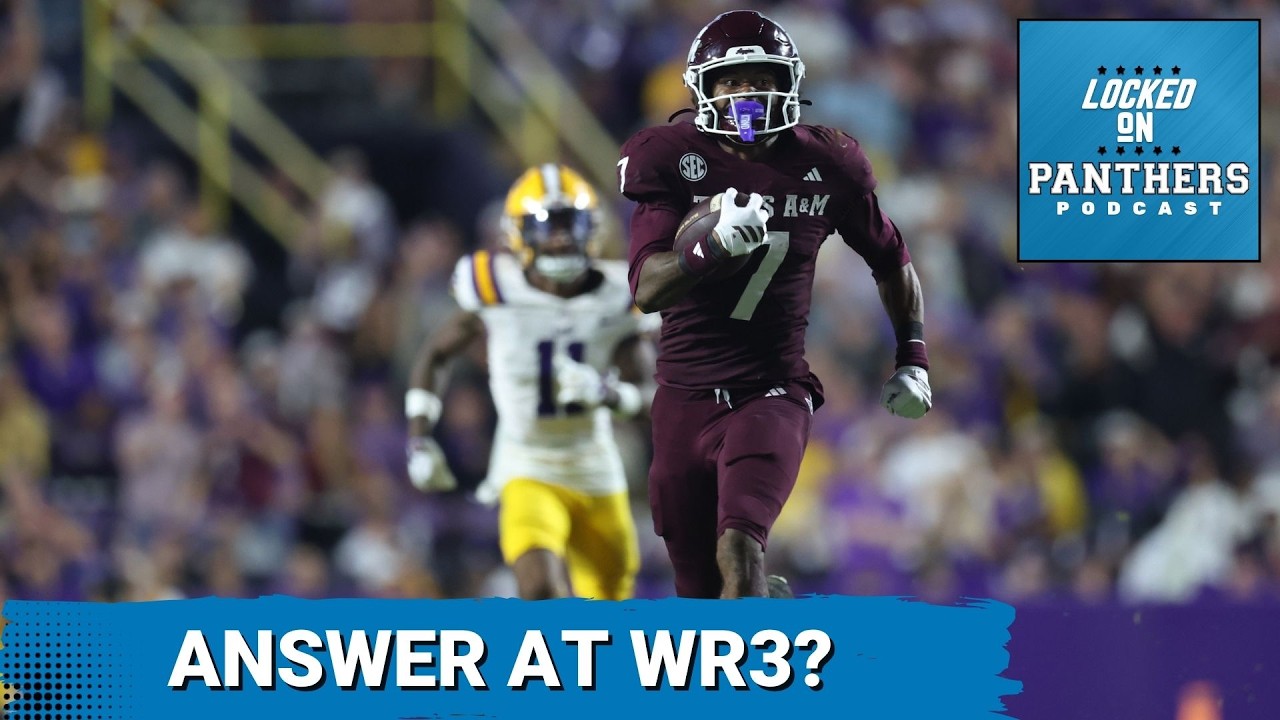 Will the Carolina Panthers Considering DRAFTING KC Concepcion to SOLVE its WR3 Problem?