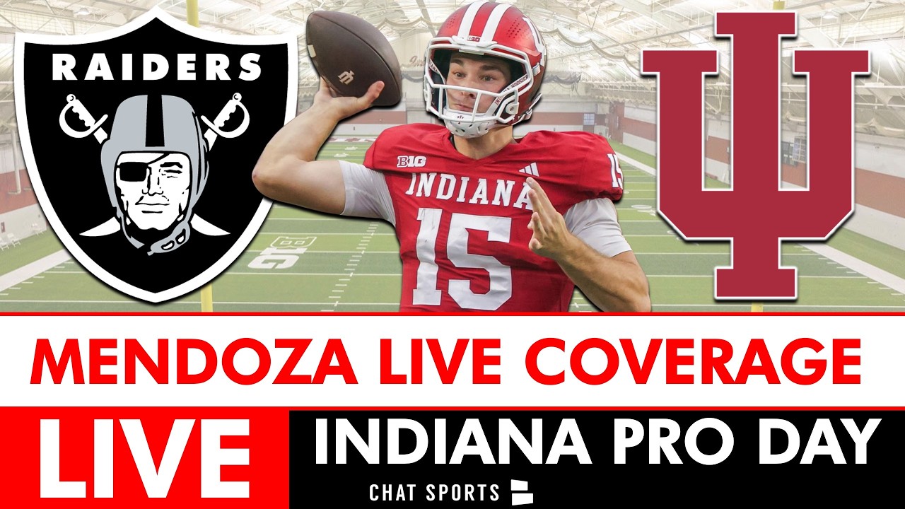 Fernando Mendoza LIVE Coverage & Highlights At Indiana Pro Day | Raiders News On NFL Network